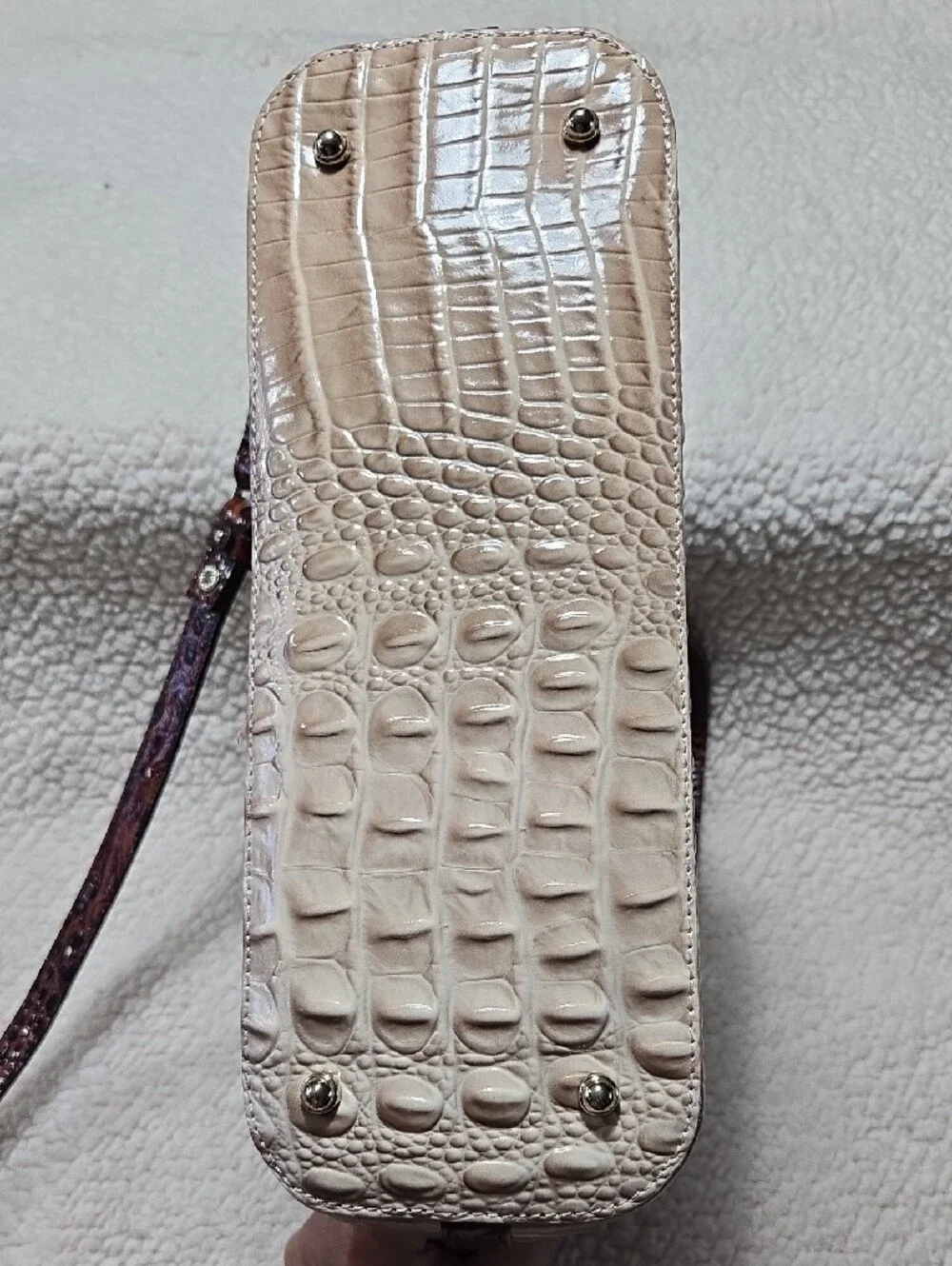 Brahmin Mini Asher in Pecan Two Tone
